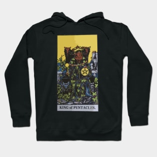 King of Pentacles - A Tarot Print Hoodie